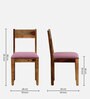 Arabel Sheesham Wood 6 Seater Dining Set In Rustic Teak Finish