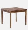 Arabel Sheesham Wood 4 Seater Dining Table In Rustic Teak Finish