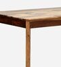 Arabel Sheesham Wood 4 Seater Dining Table In Rustic Teak
