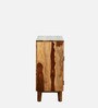 Arabel Sheesham Wood Sideboard In Rustic Teak Finish