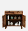 Arabel Sheesham Wood Sideboard In Rustic Teak Finish