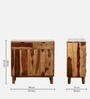 Arabel Sheesham Wood Sideboard In Rustic Teak Finish