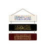 Arabic Calligraphy Multicolour Engineered Wood Wall Hanging Quotes
