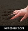 Arabic Coffee Solid Microfiber 4 X 6 Feet Tufted Carpet