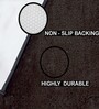 Arabic Coffee Solid Microfiber 4 X 6 Feet Tufted Carpet