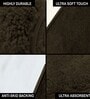 Arabic Coffee Solid Microfiber 6 X 7 Feet Tufted Carpet