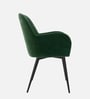 Araceli Velvet Dining Chair In Green Colour