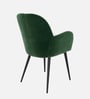 Araceli Velvet Dining Chair In Green Colour