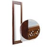 Brown Sheesham Wood Byzantine Full Length Mirror