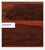 Aramika Sheesham Wood 1 Seater Sofa In Honey Oak Finish
