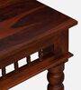 Aramika Sheesham Wood 6 Seater Dining Set In Scratch Resistant Honey Oak Finish With Bench