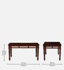 Aramika Sheesham Wood 6 Seater Dining Set In Scratch Resistant Honey Oak Finish With Bench