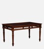 Aramika Sheesham Wood 6 Seater Dining Set In Scratch Resistant Honey Oak Finish With Bench