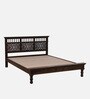 Aramika Sheesham Wood Queen Size Bed In Provincial Teak Finish