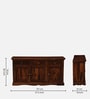 Aramika Sheesham Wood Sideboard In Honey Oak Finish