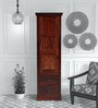 Aramika Sheesham Wood 1 Door Wardrobe In Honey Oak Finish