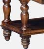 Aramika Sheesham Wood Bedside Table In Provincial Teak Finish With Drawer