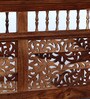 Aramika Sheesham Wood Single Bed In Rustic Teak Finish