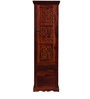 Aramika Sheesham Wood 1 Door Wardrobe In Honey Oak Finish