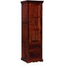 Aramika Sheesham Wood 1 Door Wardrobe In Honey Oak Finish