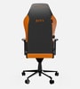 Arancio Leather Gaming Chair in Orange & Black Colour