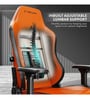 Arancio Leather Gaming Chair in Orange & Black Colour