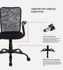 Arata Breathable Mesh Ergonomic Chair in Black Colour