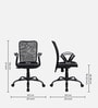 Arata Breathable Mesh Ergonomic Chair in Black Colour