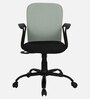 Arata Mid Back Ergonomic Chair with Tilt Lock Mechanism in Black & Grey Colour