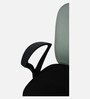 Arata Mid Back Ergonomic Chair with Tilt Lock Mechanism in Black & Grey Colour