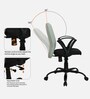 Arata Mid Back Ergonomic Chair with Tilt Lock Mechanism in Black & Grey Colour