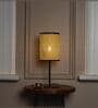 Arbor Brown Rattan Column Table Lamp