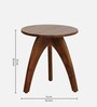 Arbor Solid Wood End Table in Scratch Resistant Provincial Teak Finish