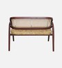 Arbor Solid Wood Lofa Sofa In Gold Velvet Finish