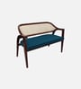 Arbor Solid Wood Love Sofa In Navy Blue Finish
