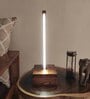 Arc Brown Wooden LED Table Lamp