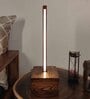 Arc Brown Wooden LED Table Lamp