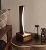 Arc Brown Wooden LED Table Lamp