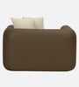 Arcade Leatherette 1 Seater Sofa with Solid Wood Fluting and Fabric Seat in Beige colour Arcade Leatherette 1 Seater Sofa with Solid Wood Fluting and Fabric Seat in Beige colour