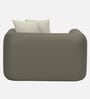Arcade Leatherette 1 Seater Sofa with Solid Wood Fluting and Fabric Seat in Grey colour Arcade Leatherette 1 Seater Sofa with Solid Wood Fluting and Fabric Seat in Grey colour