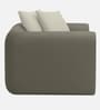 Arcade Leatherette 1 Seater Sofa with Solid Wood Fluting and Fabric Seat in Grey colour Arcade Leatherette 1 Seater Sofa with Solid Wood Fluting and Fabric Seat in Grey colour