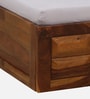 Arcadia Sheesham Wood Queen Size Bed in Brown Colour with Box Storage
