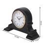 Arcadian Arc Black Steel Table Clock