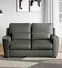 Godrej Interio Arcbay Leatherette 2 Seater Sofa In Charcoal Colour