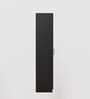 Arceus 1 Door Wardrobe In Black  Finish