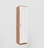 Arceus 1 Door Wardrobe In White & Noce Lyon Finish
