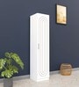 Arceus 1 Door Wardrobe In White Finish