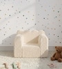 Arch Cloud Sherpa Kids Sofa In Cream Colour