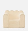 Arch Cloud Sherpa Kids Sofa In Cream Colour