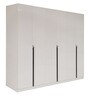 Archer 4+ Door Wardrobe in White Finish
